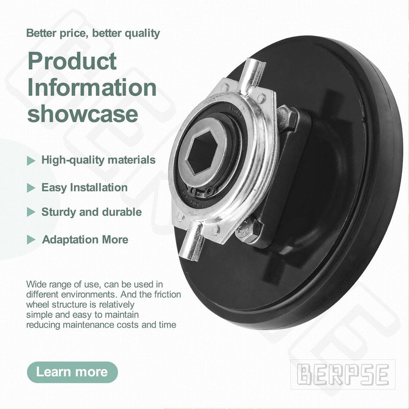 BERPSE 532437281 Friction Wheel Subassembl Weed Eater Compatible with Husqvarna Lawn Mowers WELRV1 WE261 - Image 3